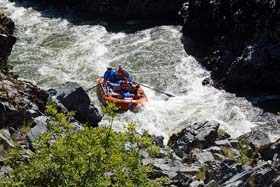 Rafting in Mule Creek Canyon