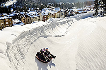 Sun Peaks tubing