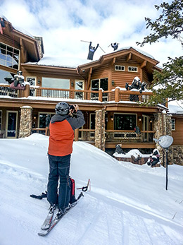 Park City, yard art at Deer Valley