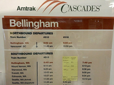 Amtrak schedule