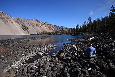 Crater Lake fishing