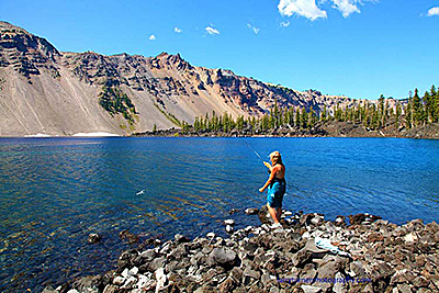 Crater Lake fishing