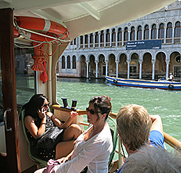 Venice Gondolas waiting to go