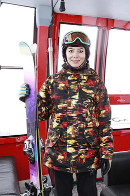 Whistler gondola passenger