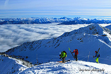 Getting ready at the summit