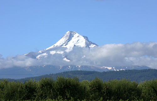 North side of Mt. Hood