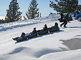 Bogus Basin tubing