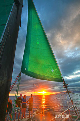 Sunset sail