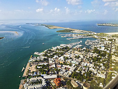 Landing at Key West Airport