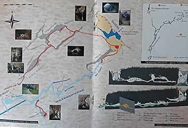 Czech Republic Punkva Caves map