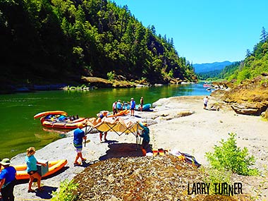 Rogue River beach