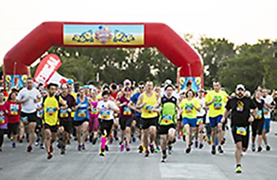 Disney Marathon crowd