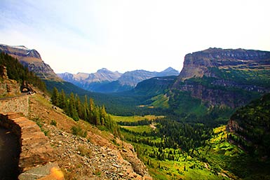 Glacier National Park Going to the Sun view