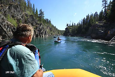 Glacier National Park quiet river passage