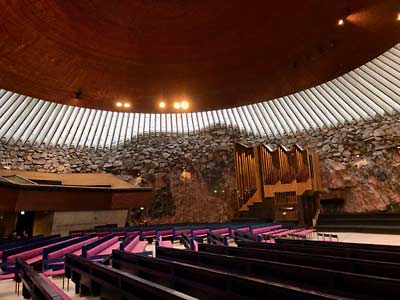 church blasted out of solid rock