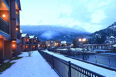 Kootenay Lake front of Prestige Resort