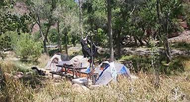 Grand Canyon Bright Angel Trail campground