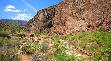 Grand Canyon Bright Angel Trail Angel Creek