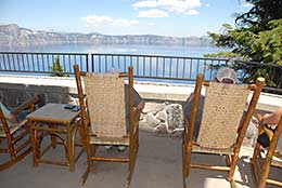 Crater Lake Lodge deck