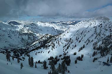 Snowbird view from Summit Restaurant