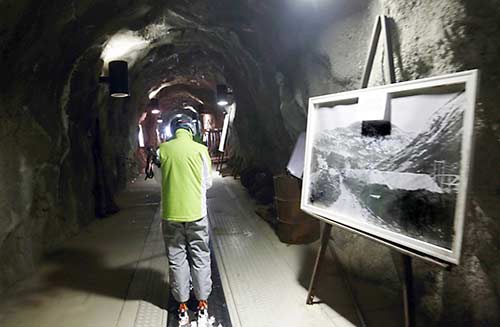 Snowbird ski tunnel