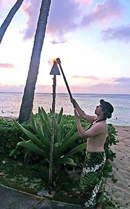 Napili Kai torch lighting