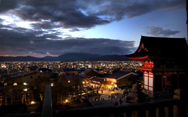 Kyoto sunset