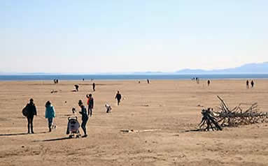 Social distancing Flathead Lake