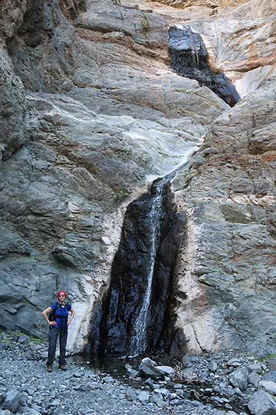 Death Valley National Park Slithering Willow Creek Falls