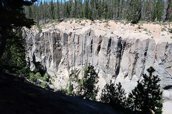 Crater Lake Guardian walls along Wheeler Creek