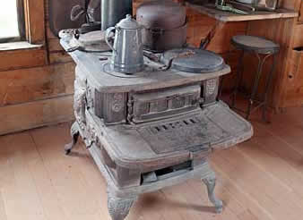 Fort Rocks Museum wood stove