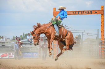 Glen Shelley's Mother's Day Ranch Bronc Riding Bronc, Burns, Oregon 