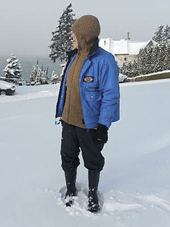 Sherpa fleece hoodie