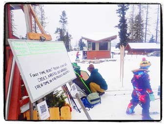 Nordic skiing, Flathead Valley, Montana