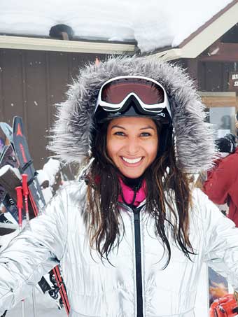 Skiing at Whitefish Mountain Resort, Montana