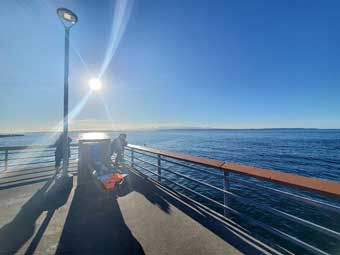 Amtrak in Edmonds, WA