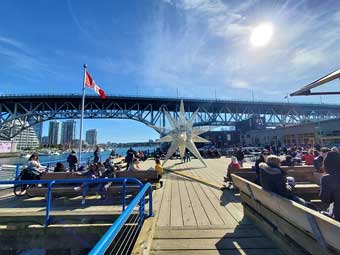 Granville Island stop on way to Whistler