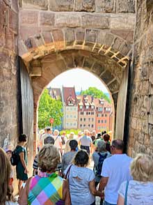 Nuremberg entrance to the Imperial City