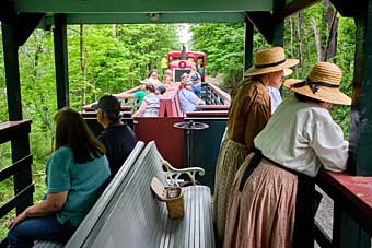 East Broad Top Railway passengers