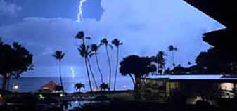 Lightning over Maui